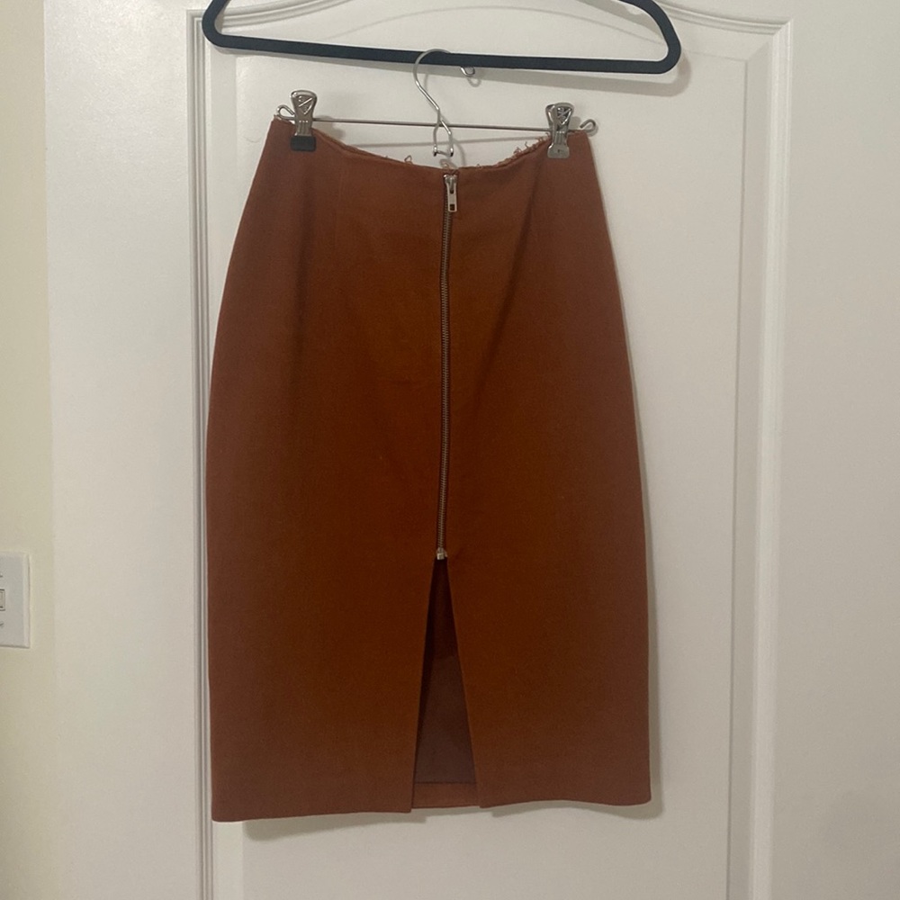 Rare Acne Zip Skirt sz 38